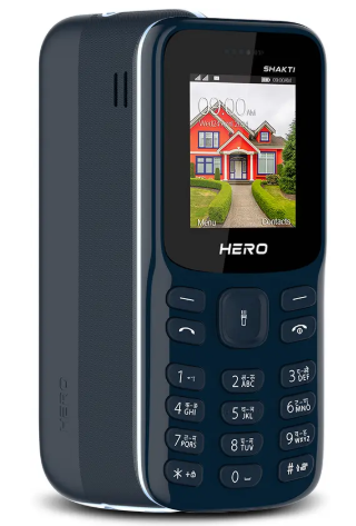 LAVA Hero Shakti 2025|1.8 inch Big Display|Auto Call Recording|(with Vibration Alert)  (Dark Blue)