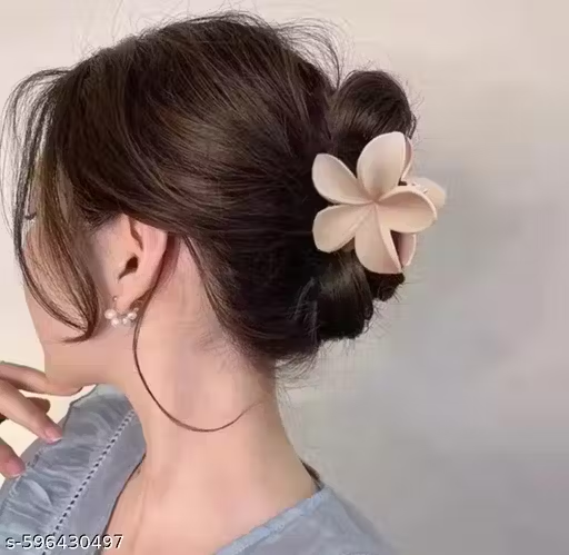 Matte frosted hair claw clip hair cluture pack of 4 pieces