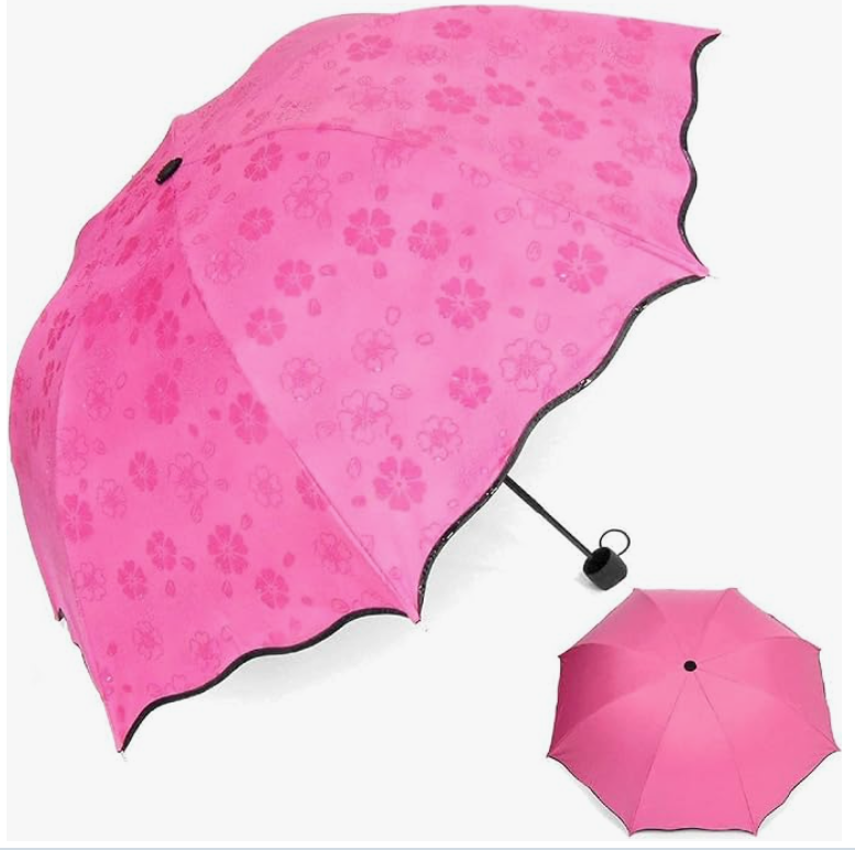 Magic Umbrella Changing Secret Blossoms Occur with Water Magic Print