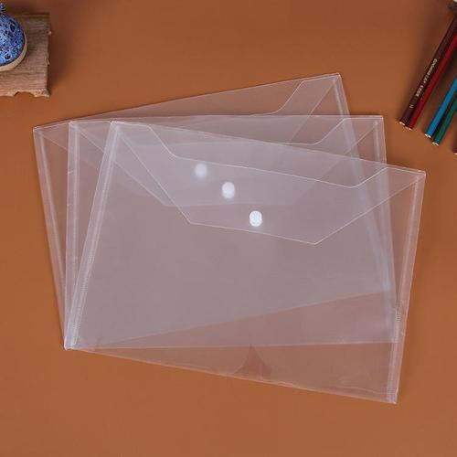 Transparent Button File Folder