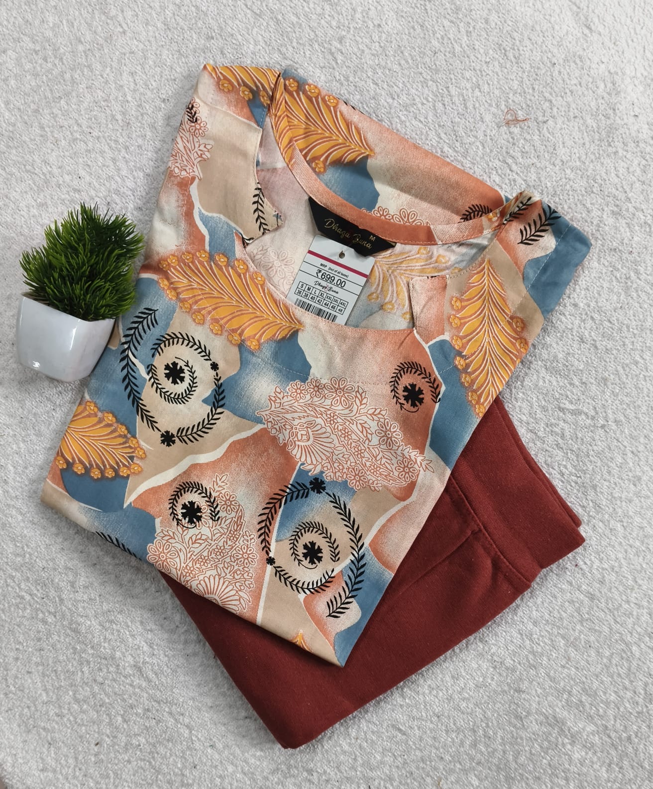 Soft Ryan kurti yellow